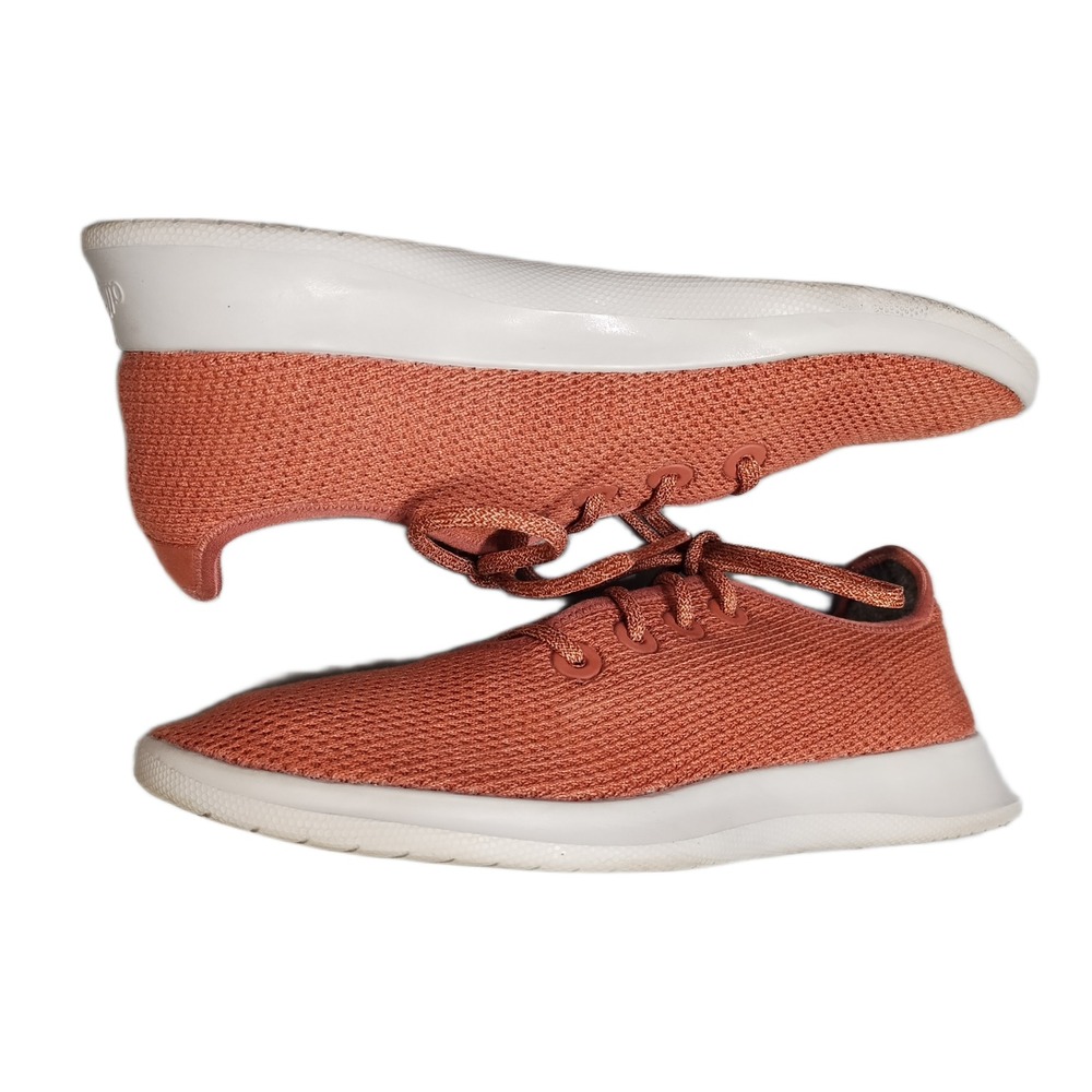 Allbirds Tree Runner Sneakers Mens US Size 11 Orange Cushioned Low Top Lace Up